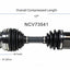 GSP North America NCV73541 CV Axle Assembly