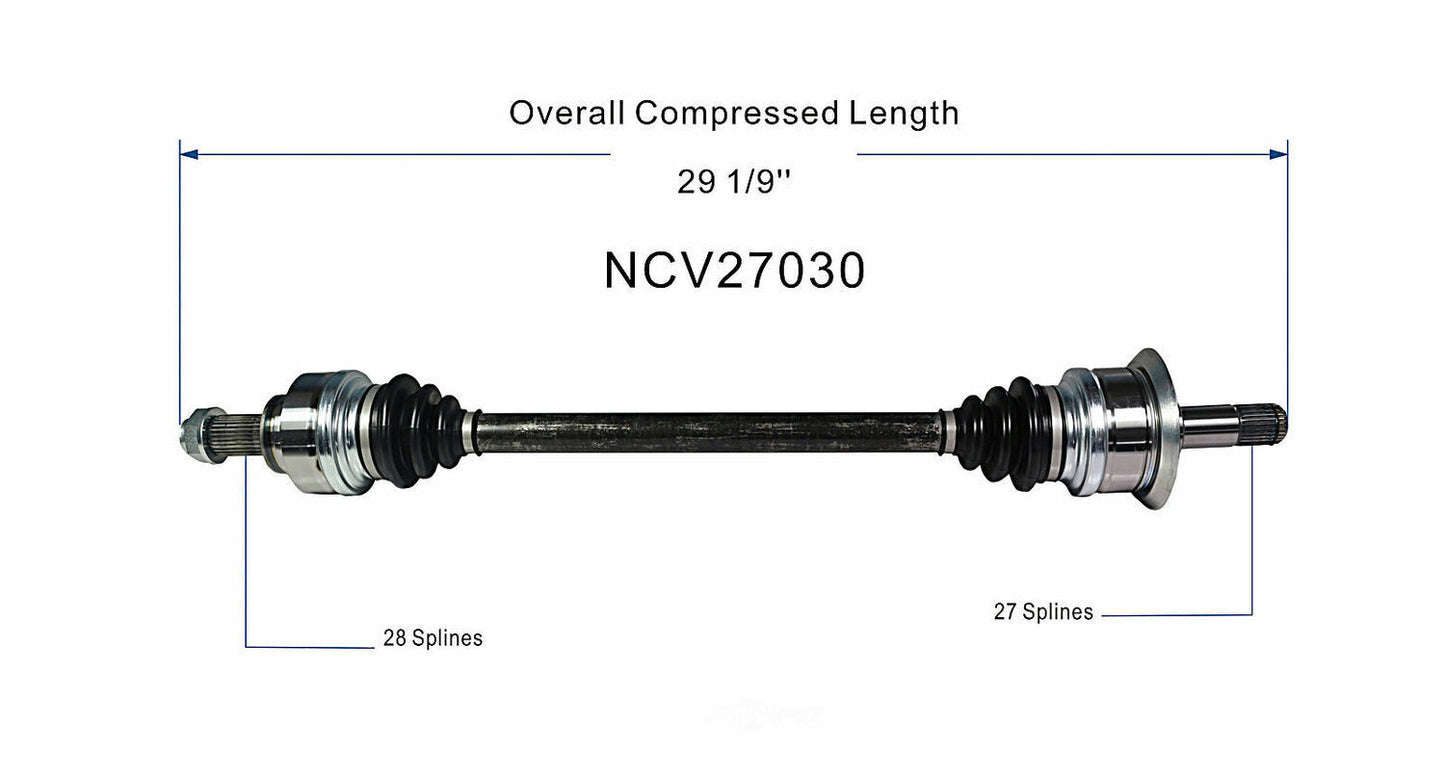 GSP North America NCV27030 CV Axle Assembly
