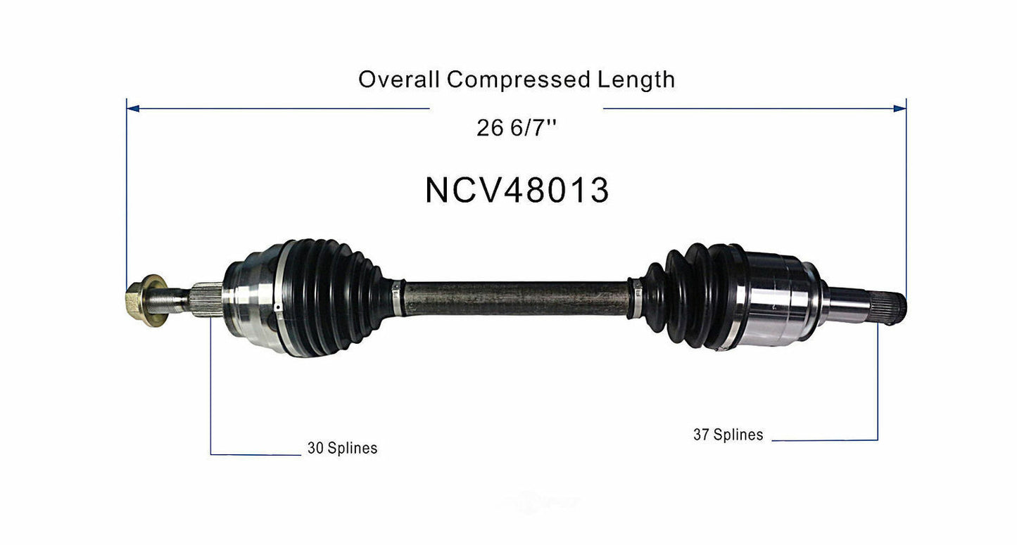 GSP North America NCV48013 CV Axle Assembly