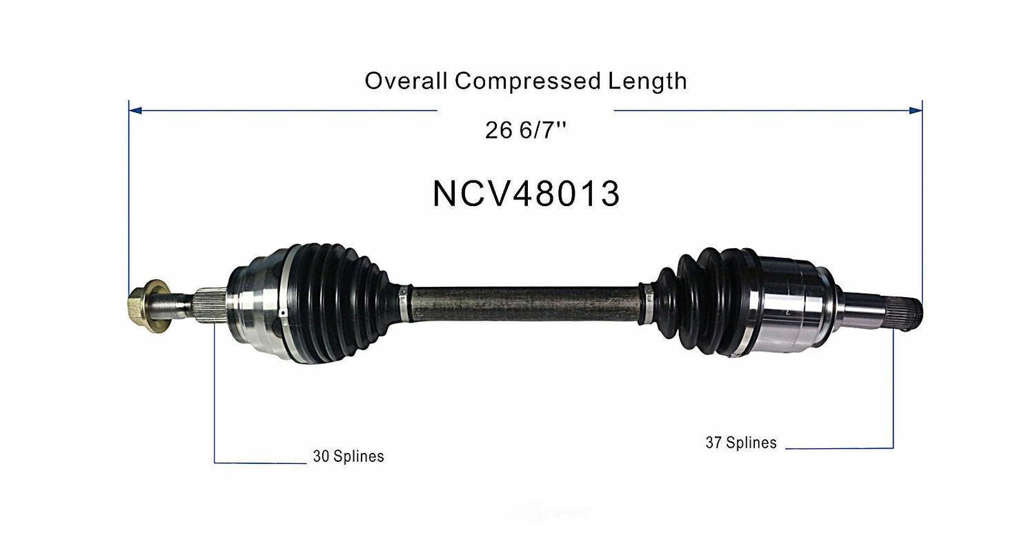 GSP North America NCV48013 CV Axle Assembly