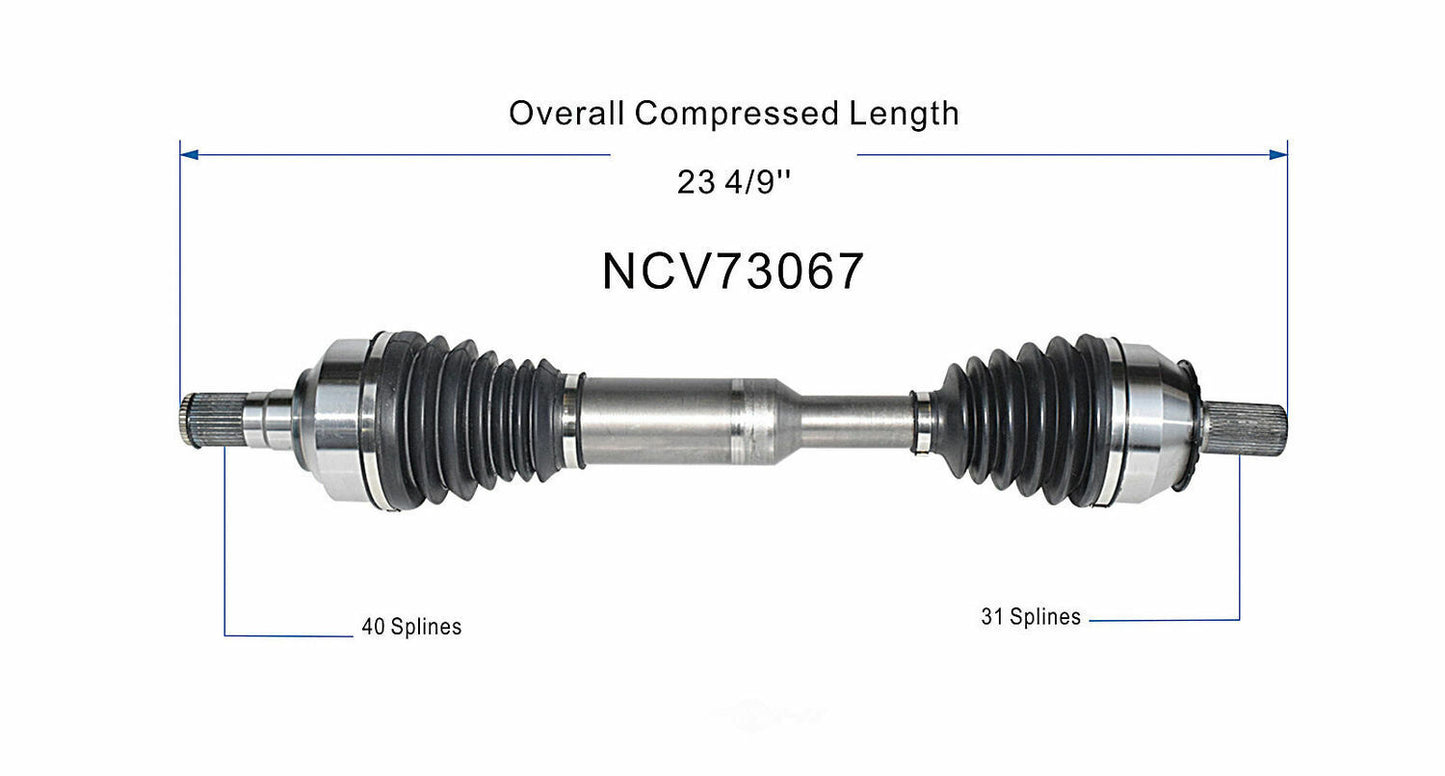 GSP North America NCV73067 CV Axle Assembly