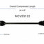 GSP North America NCV53122 CV Axle Assembly