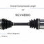 GSP North America NCV48993 CV Axle Assembly