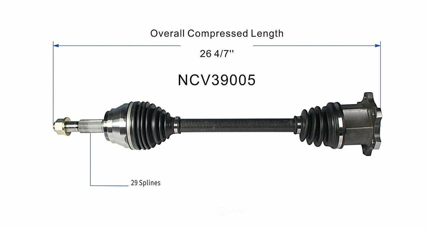 GSP North America NCV39005 CV Axle Assembly