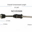 GSP North America NCV53569 CV Axle Assembly
