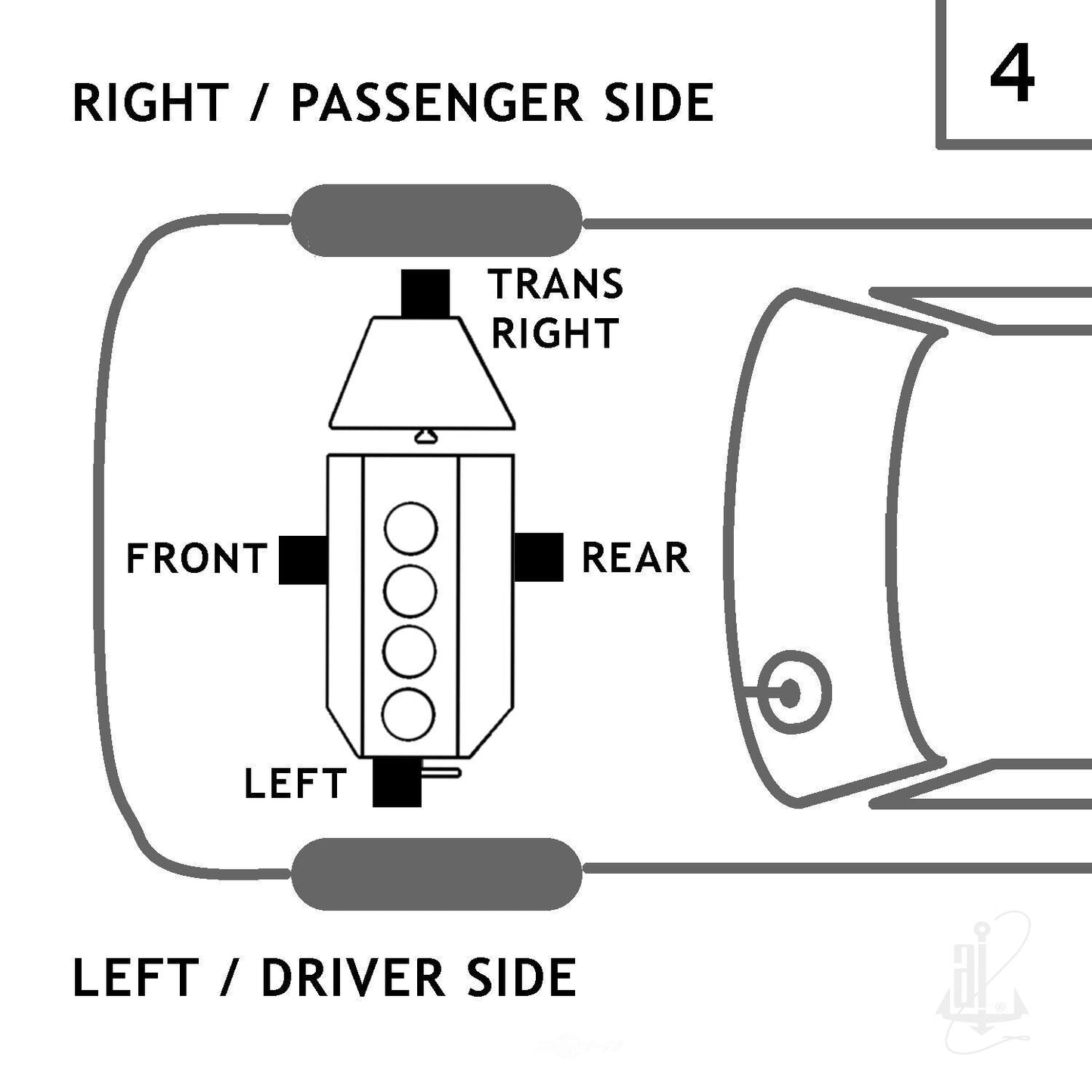Anchor 8112 Engine Mount