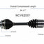 GSP North America NCV62001 CV Axle Assembly