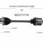 GSP North America NCV11119 CV Axle Assembly