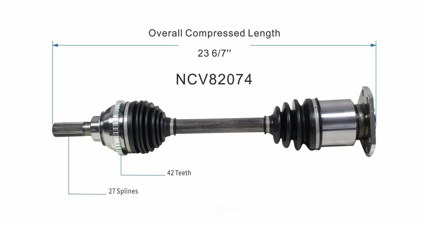 GSP North America NCV82074 CV Axle Assembly