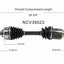 GSP North America NCV39523 CV Axle Assembly