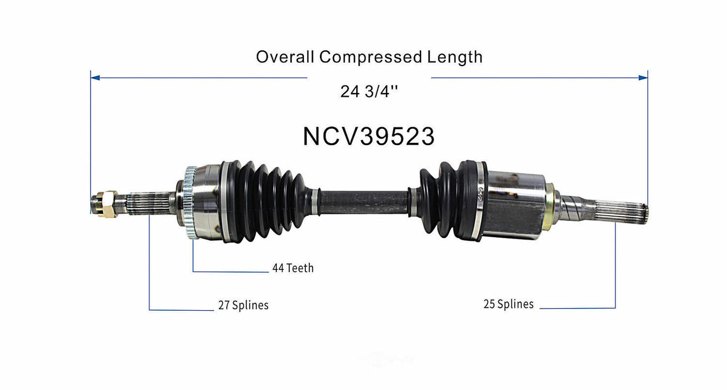GSP North America NCV39523 CV Axle Assembly