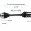 GSP North America NCV11570 CV Axle Assembly
