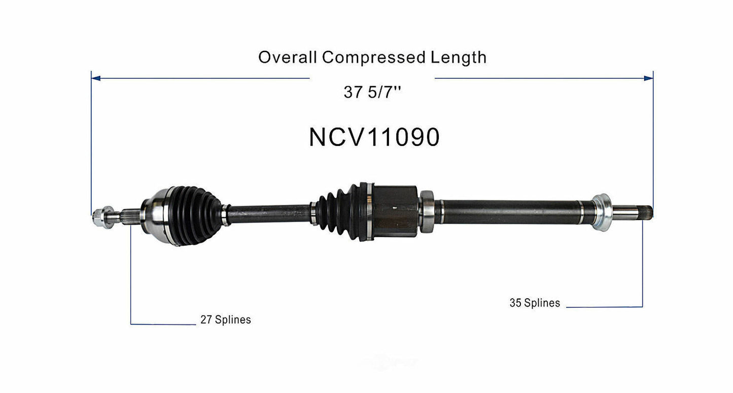 GSP North America NCV11090 CV Axle Assembly