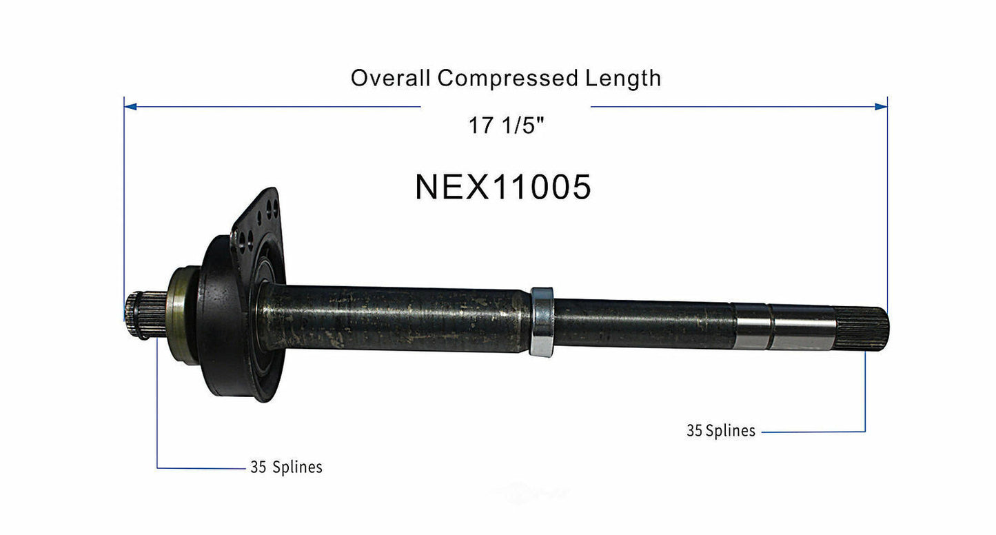 GSP North America NEX11005 CV Intermediate Shaft
