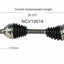 GSP North America NCV10014 CV Axle Assembly