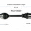 GSP North America NCV48000 CV Axle Assembly