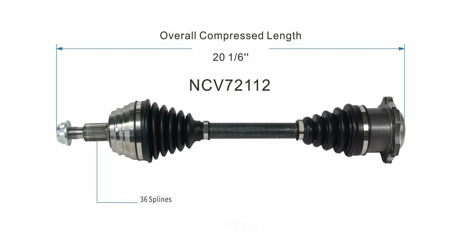 GSP North America NCV72112 CV Axle Assembly