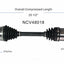GSP North America NCV48018 CV Axle Assembly
