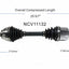 GSP North America NCV11132 CV Axle Assembly