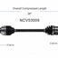 GSP North America NCV53009 CV Axle Assembly