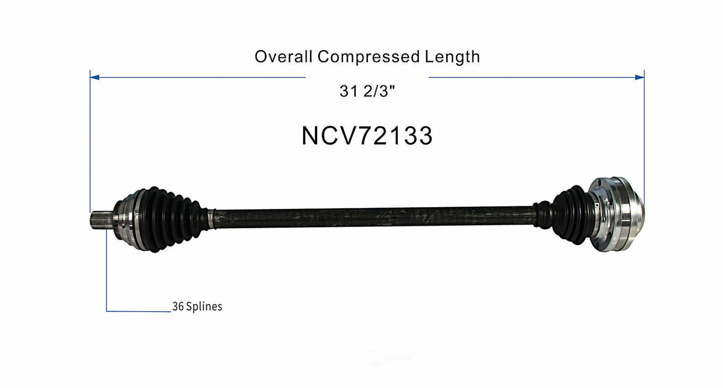 GSP North America NCV72133 CV Axle Assembly
