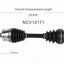 GSP North America NCV12171 CV Axle Assembly