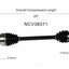 GSP North America NCV36071 CV Axle Assembly