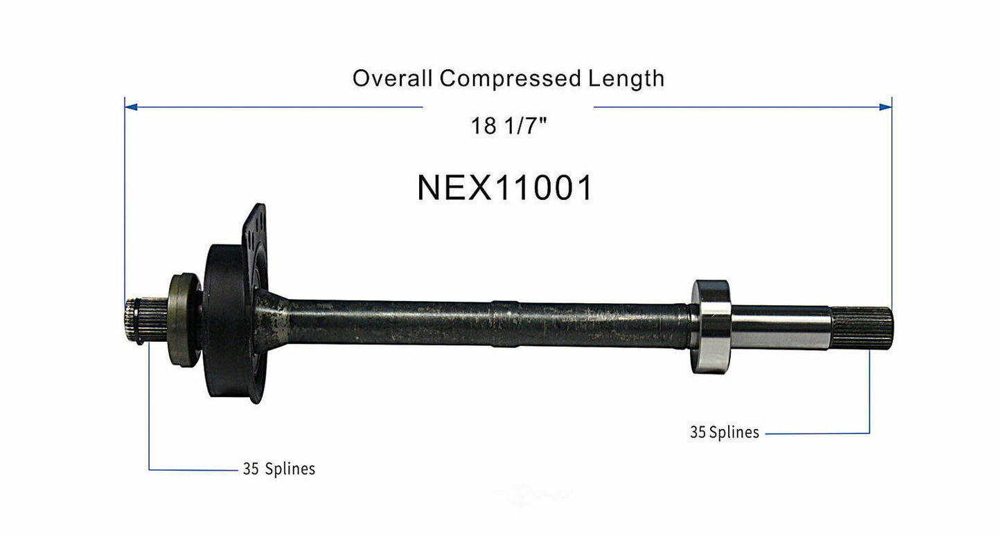 GSP North America NEX11001 CV Intermediate Shaft
