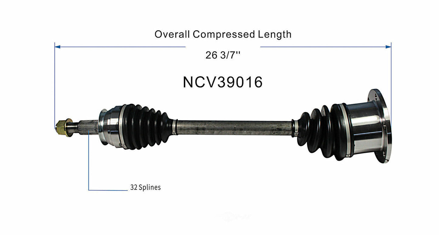GSP North America NCV39016 CV Axle Assembly