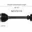 GSP North America NCV72115 CV Axle Assembly