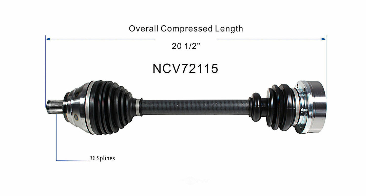 GSP North America NCV72115 CV Axle Assembly