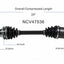 GSP North America NCV47536 CV Axle Assembly