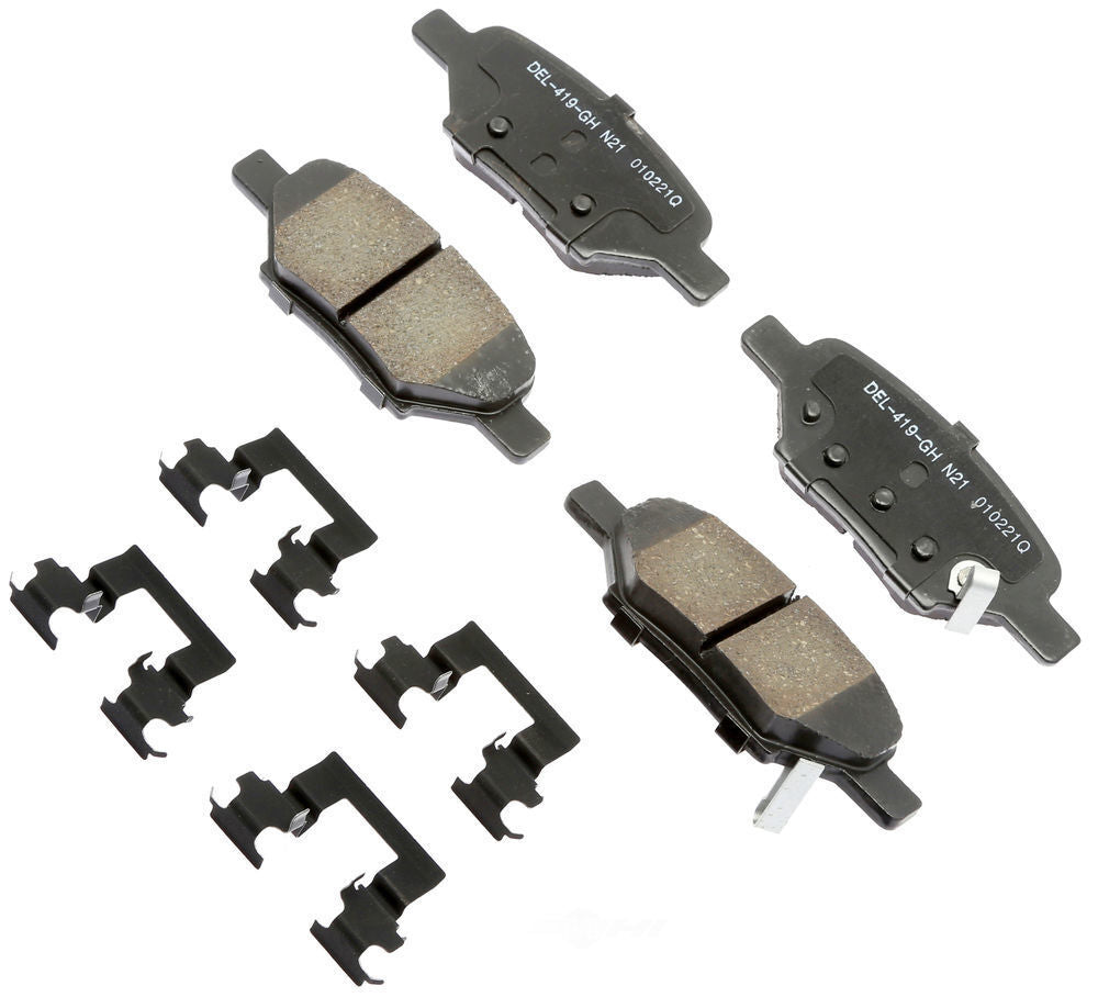 ACDelco Professional Durastop 17D1033CHF1 Disc Brake Pad Set
