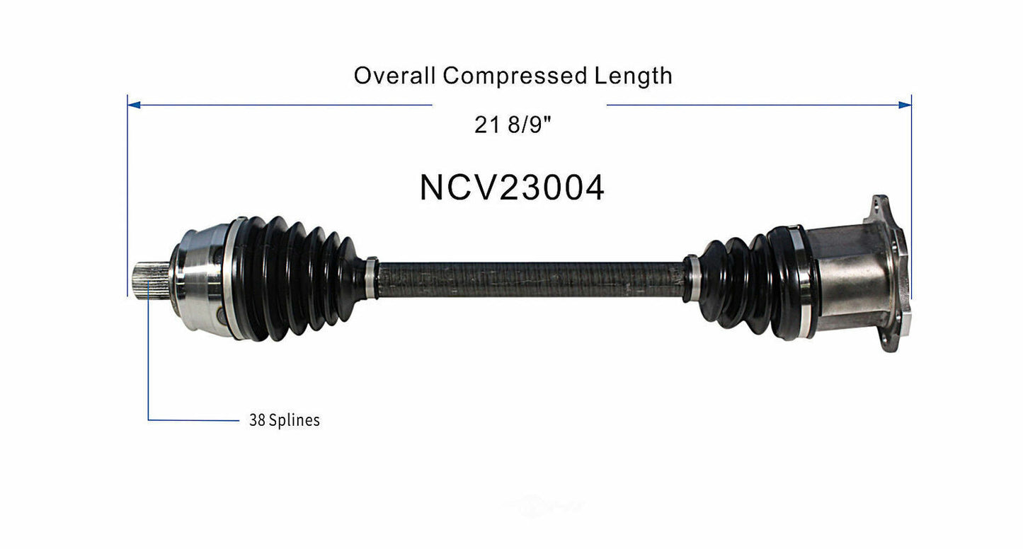 GSP North America NCV23004 CV Axle Assembly