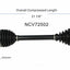 GSP North America NCV72502 CV Axle Assembly