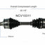 GSP North America NCV10311 CV Axle Assembly