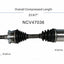 GSP North America NCV47036 CV Axle Assembly