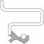 National Seal/Bearing 711052 Differential Pinion Seal