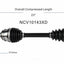 GSP North America NCV10143XD CV Axle Assembly
