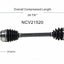 GSP North America NCV21520 CV Axle Assembly