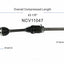 GSP North America NCV11047 CV Axle Assembly