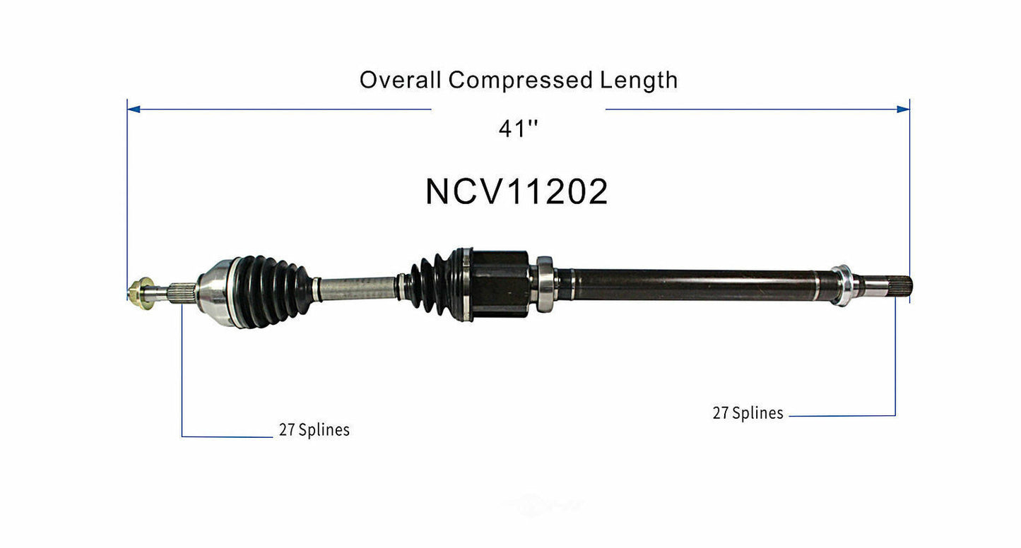 GSP North America NCV11202 CV Axle Assembly
