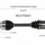 GSP North America NCV75001 CV Axle Assembly