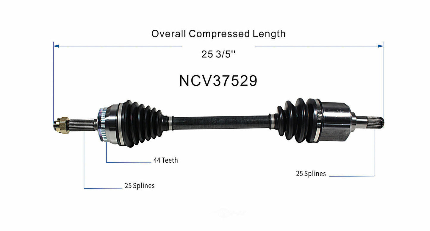 GSP North America NCV37529 CV Axle Assembly
