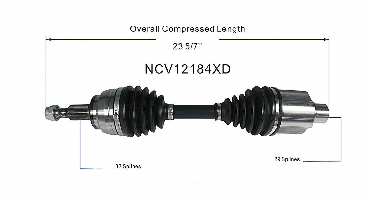 GSP North America NCV12184XD CV Axle Assembly