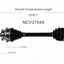 GSP North America NCV37549 CV Axle Assembly