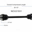 GSP North America NCV21531 CV Axle Assembly