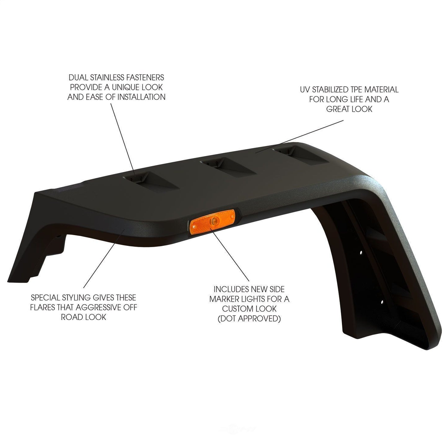 Rugged Ridge 11640.10 Fender Flare