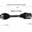 GSP North America NCV11164 CV Axle Assembly