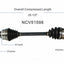 GSP North America NCV51598 CV Axle Assembly